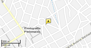 Location of business on map