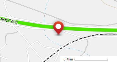 Location of business on map