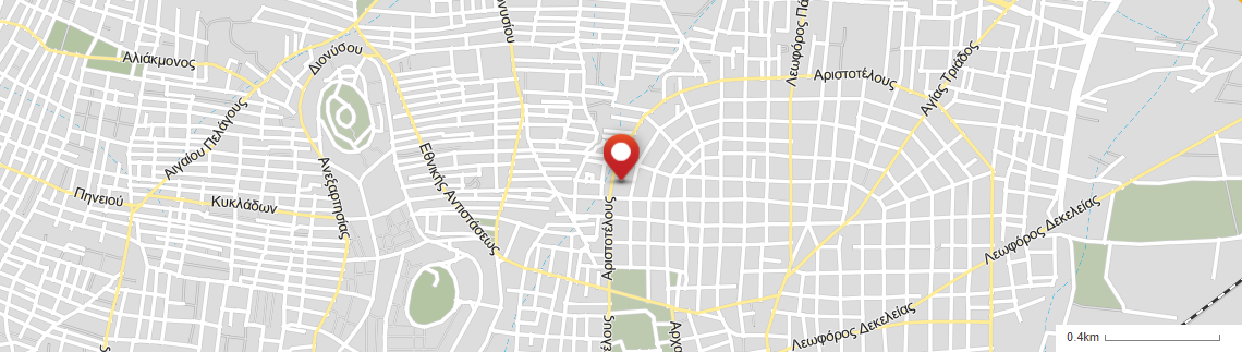 Location of business on map