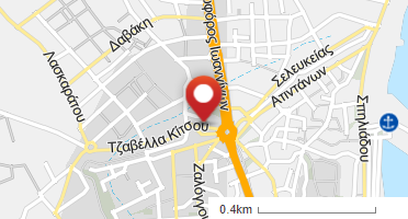 Location of business on map