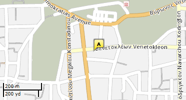 Location of business on map