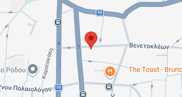 Location of business on map