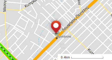Location of business on map