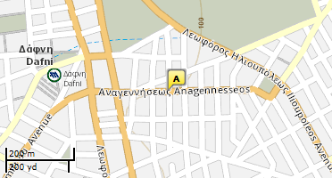Location of business on map