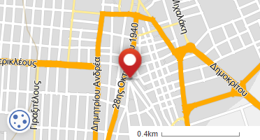 Location of business on map