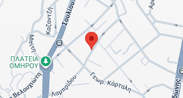 Location of business on map