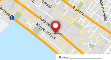 Location of business on map
