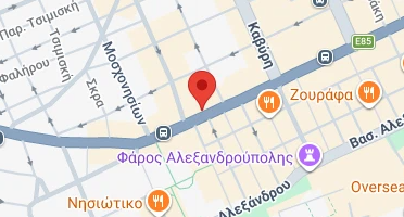 Location of business on map