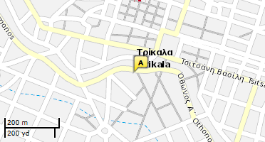 Location of business on map