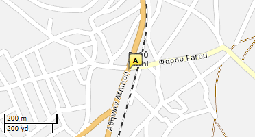 Location of business on map