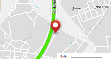 Location of business on map