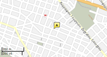 Location of business on map