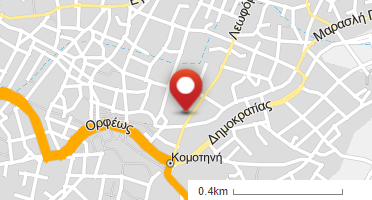 Location of business on map