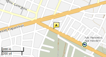 Location of business on map