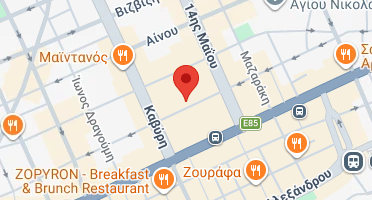 Location of business on map