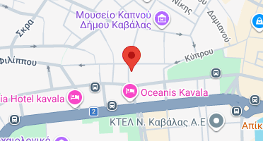 Location of business on map