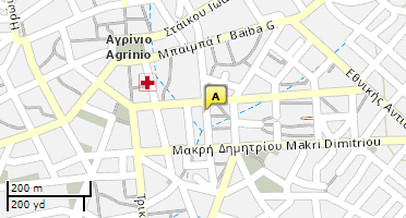 Location of business on map