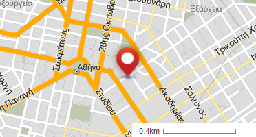 Location of business on map
