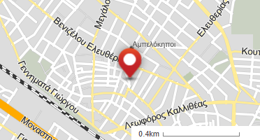 Location of business on map