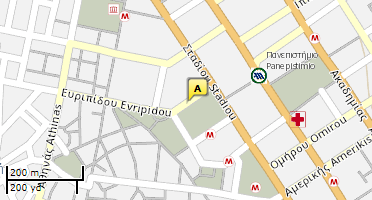 Location of business on map