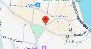 Location of business on map