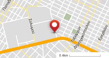 Location of business on map