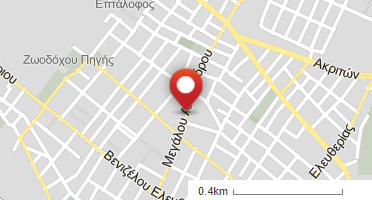 Location of business on map