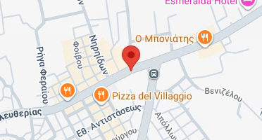 Location of business on map