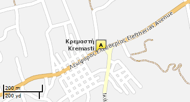 Location of business on map
