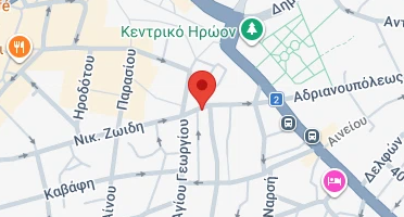 Location of business on map