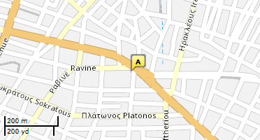 Location of business on map
