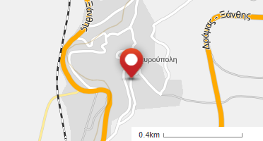 Location of business on map