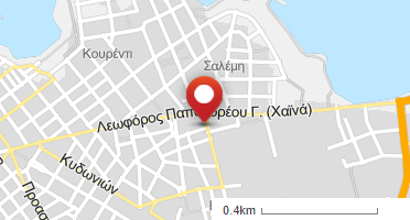 Χάρτης και σημείο της επιχείρησης