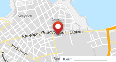 Χάρτης και σημείο της επιχείρησης