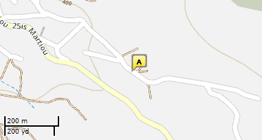 Location of business on map