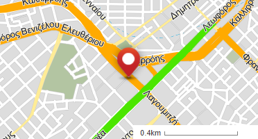 Location of business on map