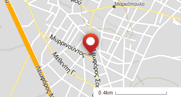 Location of business on map