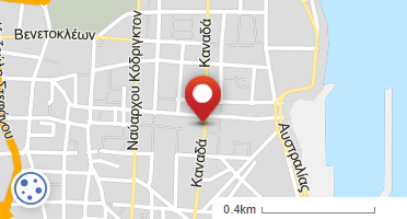 Location of business on map