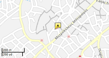 Location of business on map