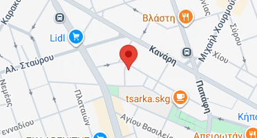 Location of business on map