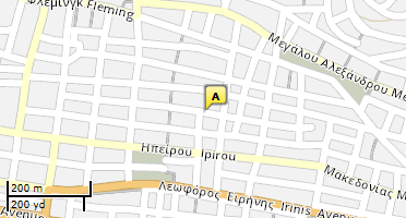 Location of business on map