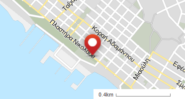 Location of business on map