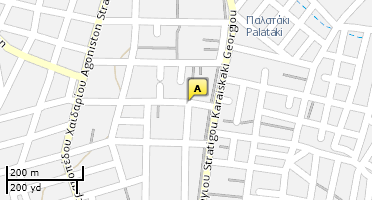 Location of business on map
