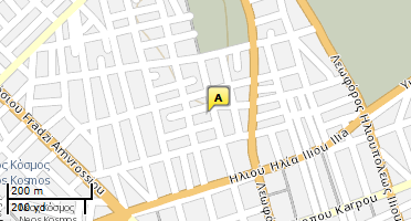 Location of business on map