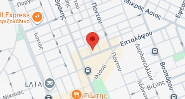 Location of business on map