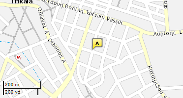 Location of business on map