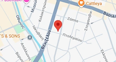 Location of business on map