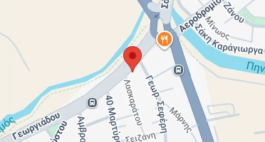 Location of business on map