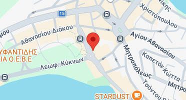 Location of business on map
