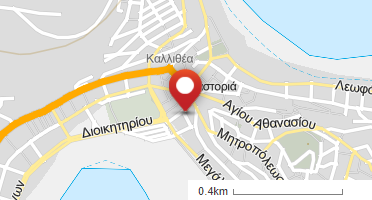 Location of business on map